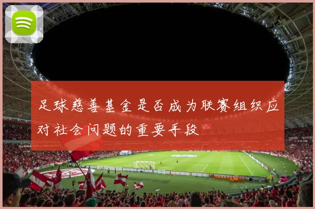 足球慈善基金是否成为联赛组织应对社会问题的重要手段